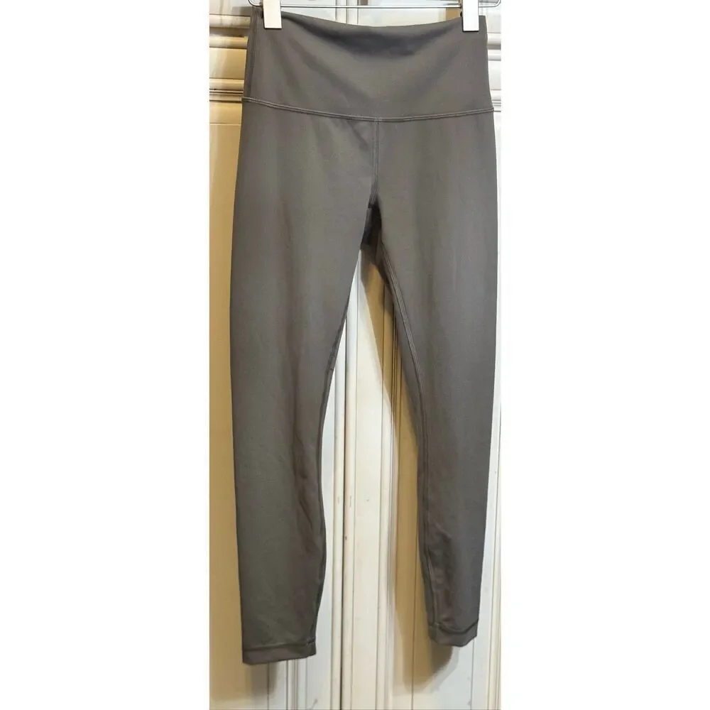 Lululemon Women's Pull On Stretch Athletic Yoga Cropped Leggings Black Size 6 - Picture 2 of 9